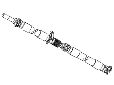 2008 Dodge Ram 1500 Drive Shaft - 52853314AA