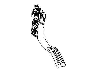 Dodge 53034004AB PEDAL Accelerator With Sensor