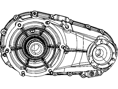 Dodge 68001363AA OUTPUT SHAFT ASSEMBLY Transfer case Front