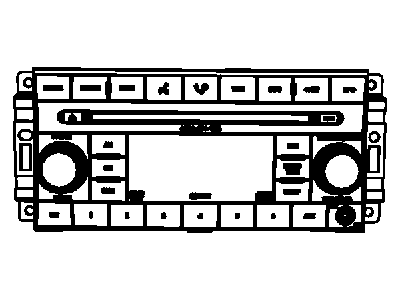 Jeep 68252826AC RADIO MULTI Media