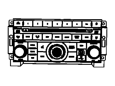 Dodge 5107097AF RADIO AM/FM/6 DVD/HDD/NAV/USB