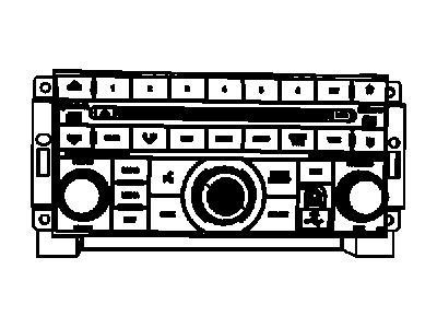 Dodge 5107098AF RADIO MW/FM/6 DVD/HDD/NAV/USB
