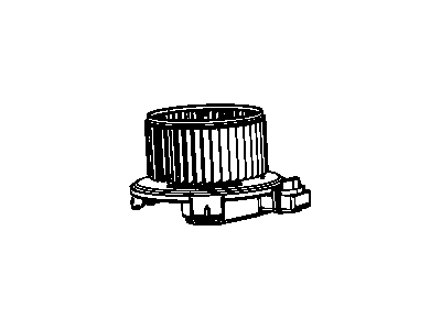 Jeep 68089119AB MOTOR Blower with Wheel
