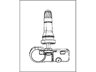 Jeep TPMS Sensor - 68193586AD