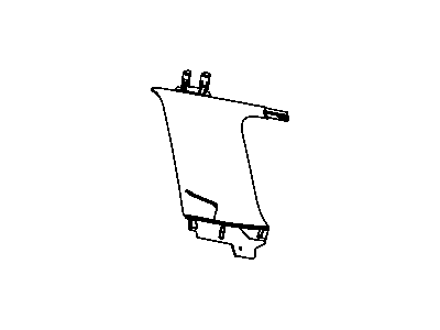 Jeep 1GP03BD3AA MOLDING C Pillar