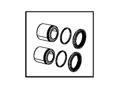 Chrysler 68039506AA PISTON AND SEAL KIT Disc Brake