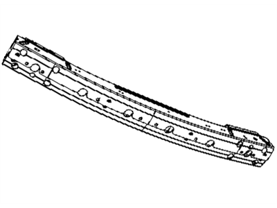Mopar 5116281AB Reinforcement Rear Bumper