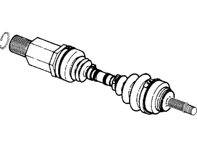 Dodge 4641960AA SHAFT Axle Half