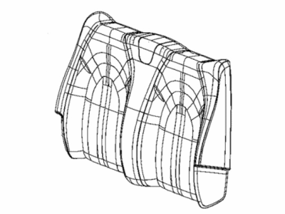 Chrysler 6QH97PL5AA COVER Rear Seat Back
