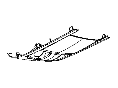 Ram 5KR06HDAAA COVER Overhead console