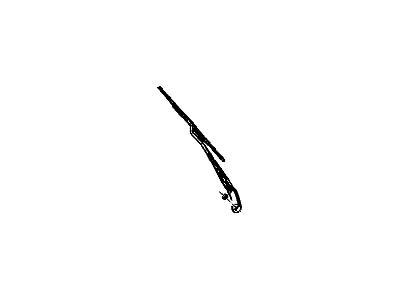 Mopar 55154854AF Wiper Arm, Front Passenger Side