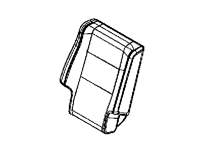 Jeep 1XW88DX9AA COVER Rear Seat Back Right