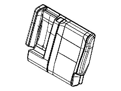 Jeep 1XX13DX9AA COVER Rear Seat Back Left