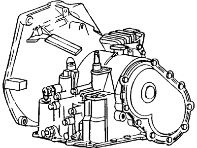 Dodge 5014302AA TRANSAXLE PACKAGE WITH TORQUE CONVERTER