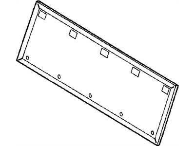 Dodge UE001QLAA PANEL Seat Back Three Passenger