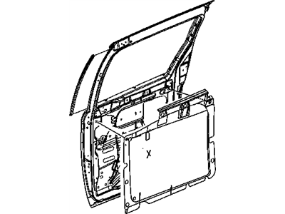 Dodge 4717700AE WATERDAM Sliding Door