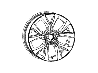 Chrysler 200 Spare Wheel - 1WM50NTSAA