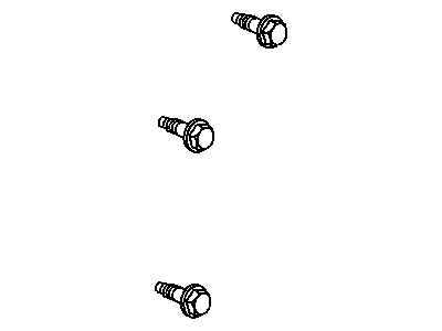Dodge 6508693AA BOLT AND WASHER Hex Head M6x1.00x30.00