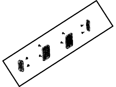 Ram 68061347AA GRIP LOCK KIT Truck Bed Divider