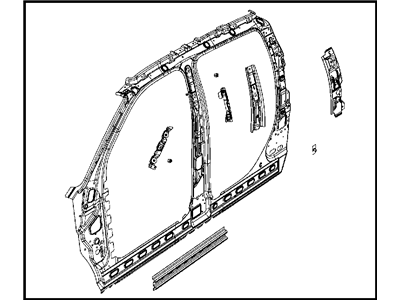 Ram 68095942AA PANEL Body Side Aperture Inner Complete