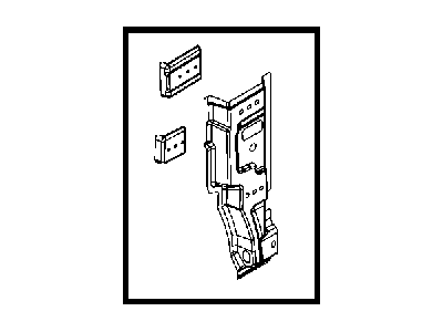 Ram 55372530AA REINFORCEMENT Door Hinge