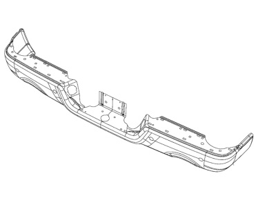 Ram 68338907AA BUMPER Step Bumper Only