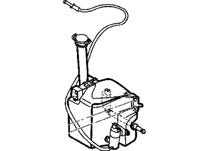 Chrysler Washer Reservoir - 5019323AB