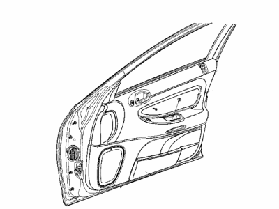 Mopar RB151L5AC Panel Front Door Trim