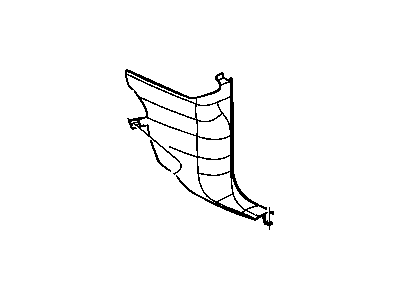 Dodge 5GP78WL5AD PANEL Cowl Side Trim