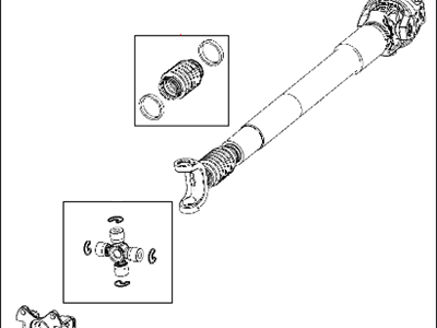 Ram 5146803AA SHAFT Drive Front