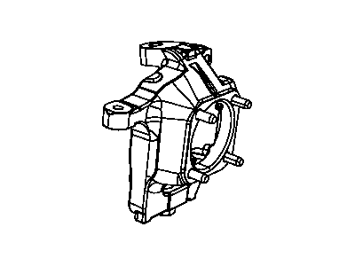Ram 68065446AA KNUCKLE Front