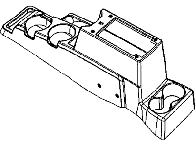 Jeep Compass Center Console Base - 1FA041DVAB