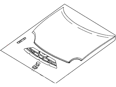 Dodge 5134116AB HOOD