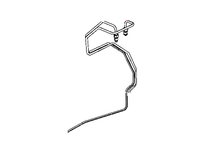 Jeep 52129118AF TUBE Brake HCU To Right Front Hose