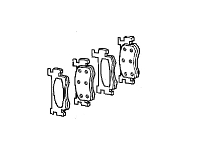 1998 Dodge Durango Brake Pad - V1013095AD