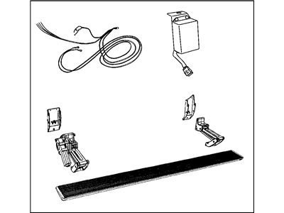 Dodge 82208369AB RUNNING BOARD KIT Full