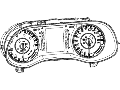 2015 Chrysler 200 Instrument Cluster - 68243151AA