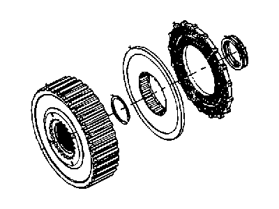 Dodge 68055324AA CLUTCH ASSEMBLY Modular