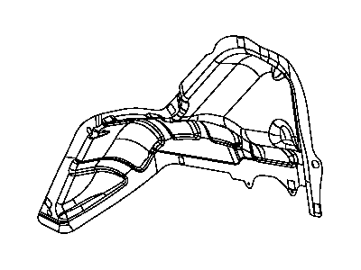 Jeep 55394459AF WHEELHOUSE Rear Inner