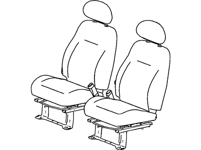 Chrysler 5104708AA FRAME Seat cushion