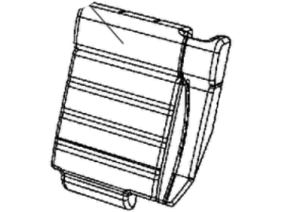 Jeep 5MH83JFJAA COVER Rear Seat Back Left
