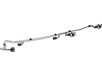 Mopar 68092616AA Wire Harness, Rear