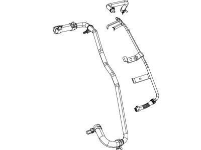 Chrysler 68217697AE HOSE AND TUBE EGR Coolant Supply
