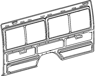 Dodge 5104202AA PANEL Body Side Rear