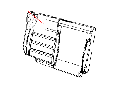 Jeep 5MH84DW1AA COVER Rear Seat Back Right