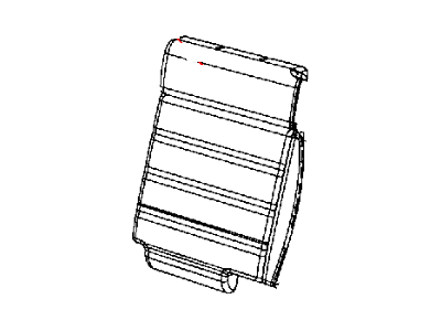 Jeep 5MH83DW1AA COVER Rear Seat Back Left