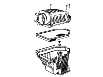 Chrysler Air Filter Box - 52030462AC