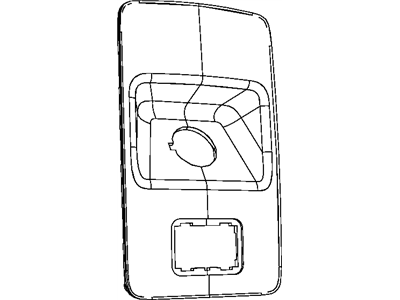 Mopar 1VF33DW1AA Rear Panel, Gray