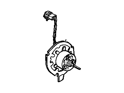 Dodge 5264068 MOTOR Heater Blower
