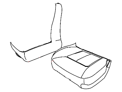 2008 Dodge Dakota Seat Cover - 1JL831D5AA